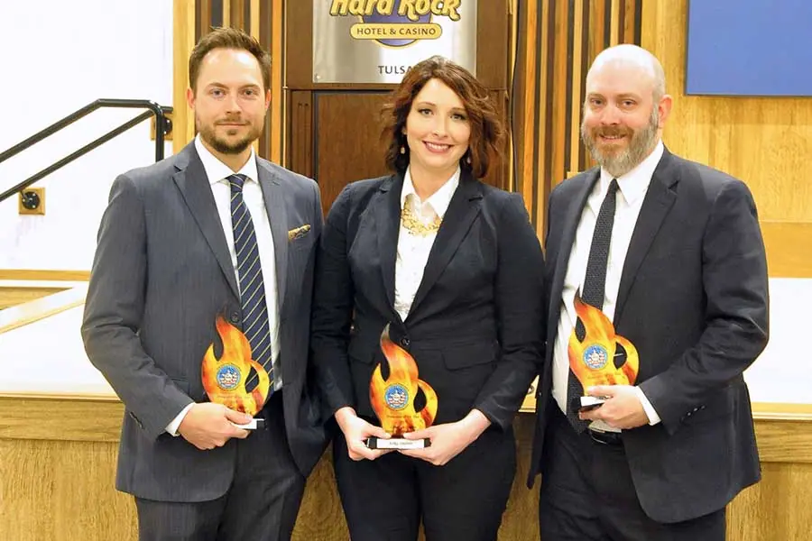 Award winners at Hard Rock Hotel &amp; Casino event.