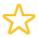 Yellow star icon with black outline.